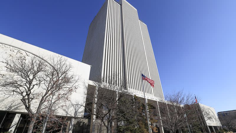 The Church Office Building of The Church of Jesus Christ of Latter-day Saints is pictured in Salt Lake City on Feb. 19, 2020.