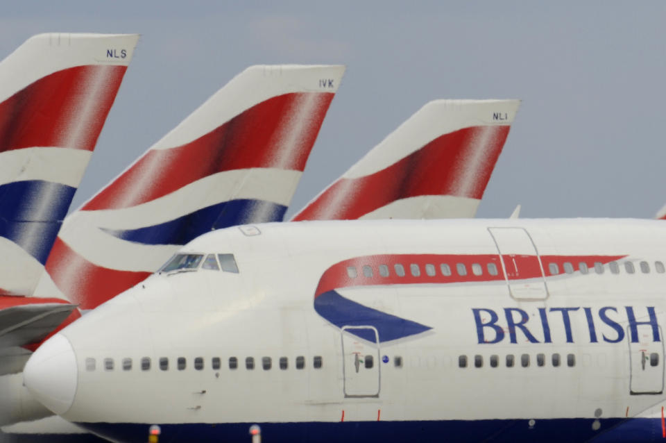 A British Airways Boeing 747 