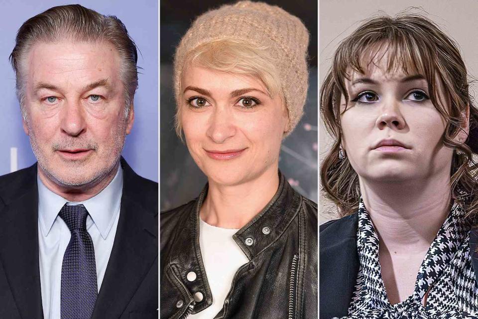 <p>John Lamparski/Getty; Fred Hayes/Getty; Jim Weber - Pool/Getty</p> Alec Baldwin, Halyna Hutchins and Hannah Gutierrez-Reed