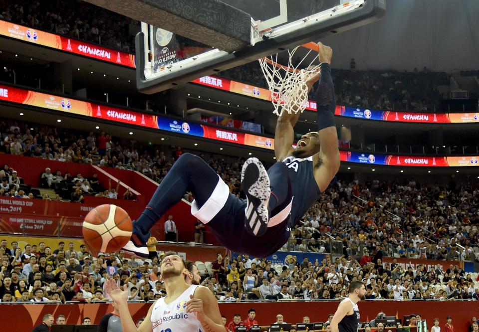 Donovan Mitchell  (Photo by HECTOR RETAMAL / AFP) 