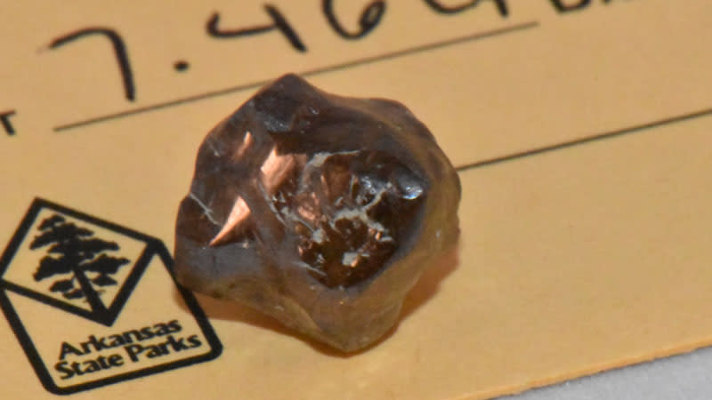 France man finds 7.46 carat diamond at Crater of Diamonds State Park