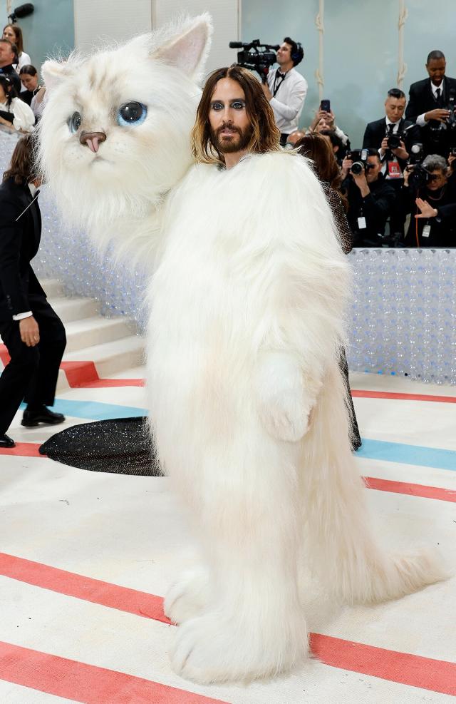 Doja Cat, Jared Leto channel Karl Lagerfeld cat Choupette at Met Gala - The  Washington Post