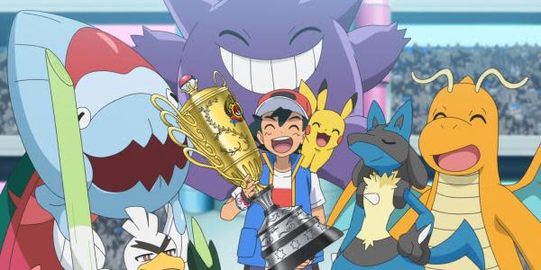 Ash Ketcum se convierte en el mejor entrenador Pokémon del mundo