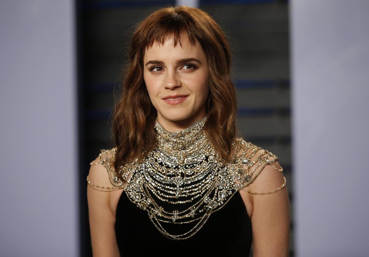 Over: Emma Watson has reportedly split from Chord Overstreet, even unfollowing him on social media: Reuters