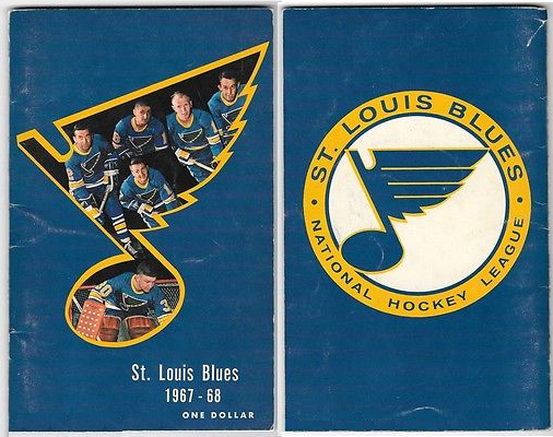 1967 ST. LOUIS BLUES NHL HOCKEY 4" CLASSIC THROWBACK LOGO