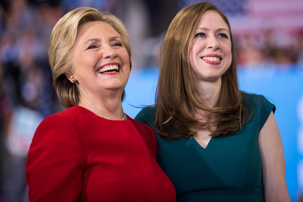 Hillary and Chelsea Clinton