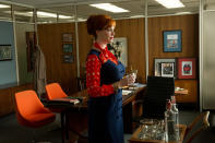 Joan Harris (Christina Hendricks) in the "Mad Men" episode, "The Collaborators."