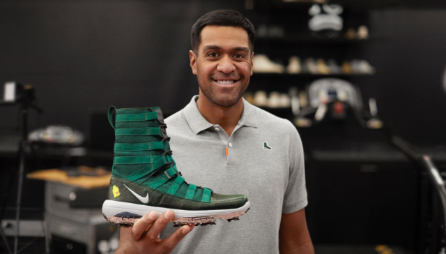 Tony Finau's new signature Nike shoe is golf's best Fools' joke