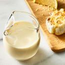 <p>This creamy lemon-garlic dressing carries the full flavor of roasted garlic, with lemon juice and Dijon mustard rounding out the flavor. <a href="https://www.eatingwell.com/recipe/7939860/creamy-lemon-garlic-dressing/" rel="nofollow noopener" target="_blank" data-ylk="slk:View Recipe;elm:context_link;itc:0;sec:content-canvas" class="link ">View Recipe</a></p>