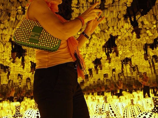 Yayoi Kusama pumpkins