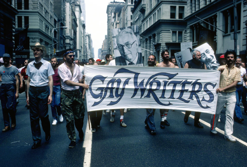 NEW YORK, NY - CIRCA 1983: Gay & Lesbian Pride Parade circa 1983 in New York City. (Photo by PL Gould/IMAGES/Getty Images)