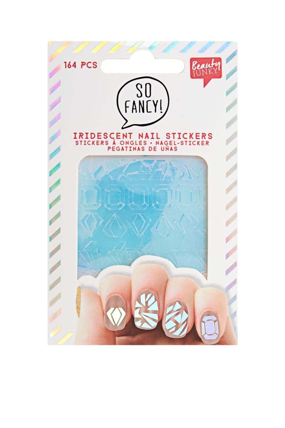 Iridescent Glass Nail Stickers £5