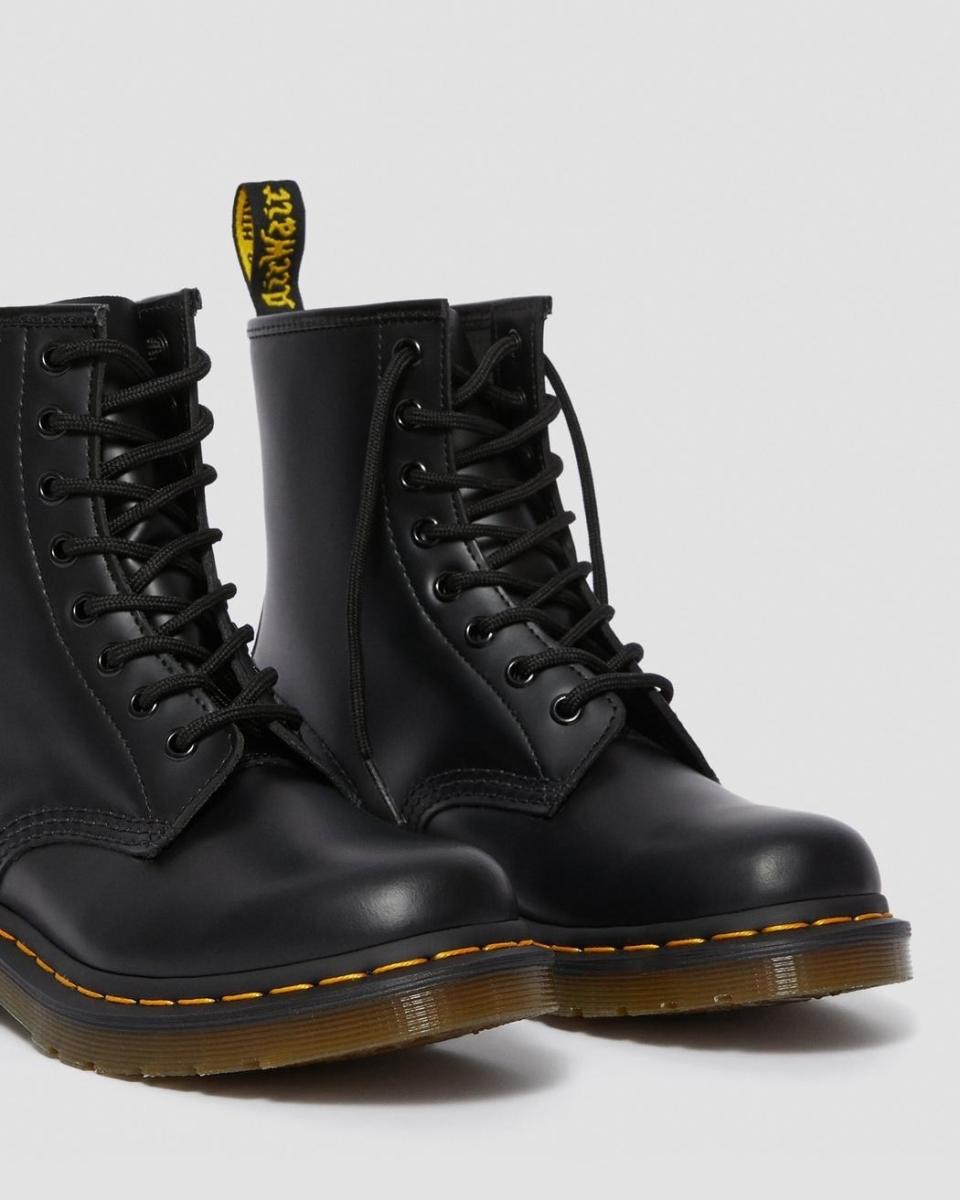 You can wear these in the rain, sleet and even a little bit of snow without worrying about slipping and falling on your butt.<br /> <br /><strong>Promising review:</strong> "As a teen in the '90s, I've always wanted some. Why did I wait so long? <strong>These are the best boots I've ever owned. They are comfortable, sleek, look great in just about everything, and they're iconic.</strong> I don't think I'll ever go back to sneakers again." &mdash; Amanda Y.<br /><br /><strong>Get them from Dr. Martens for <a href="https://go.skimresources.com?id=38395X987171&amp;xs=1&amp;url=https%3A%2F%2Fwww.drmartens.com%2Fus%2Fen%2Fp%2Foriginals-boots-smooth-1460&amp;xcust=HPSplurgeWorthy60771eb6e4b01654bb7978a0" target="_blank" rel="nofollow noopener noreferrer" data-skimlinks-tracking="5753950" data-vars-affiliate="CJ" data-vars-asin="none" data-vars-campaign="-SplurgeWorthyBasicsKass10-29-20-5753950/https://www.drmartens.com/us/en/p/11822006" data-vars-href="https://www.anrdoezrs.net/links/8209452/type/dlg/sid/-SplurgeWorthyBasicsKass10-29-20-5753950/https://www.drmartens.com/us/en/p/11822006" data-vars-keywords="fast fashion" data-vars-link-id="15975323" data-vars-price="" data-vars-product-id="1" data-vars-product-img="none" data-vars-product-title="Placeholder- no product" data-vars-redirecturl="https://www.drmartens.com/us/en/p/11822006" data-vars-retailers="" data-ml-dynamic="true" data-ml-dynamic-type="sl" data-orig-url="https://www.anrdoezrs.net/links/8209452/type/dlg/sid/-SplurgeWorthyBasicsKass10-29-20-5753950/https://www.drmartens.com/us/en/p/11822006" data-ml-id="7">$150</a> (available in women's sizes 5-12, men's sizes 6-16, and in 12 colors).</strong>