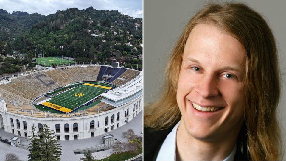 A split of UC Berkeley's stadium and Jonathan Shewchuk