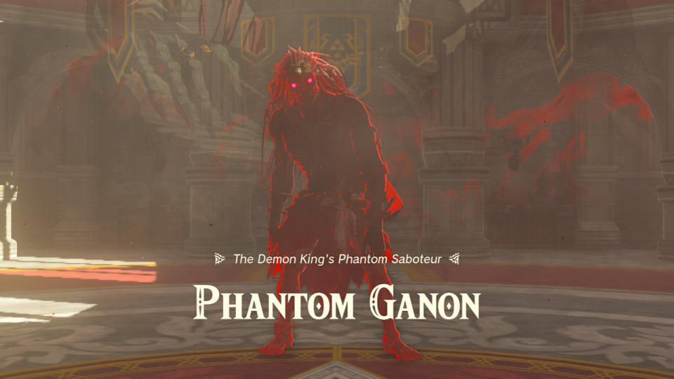 Phantom Ganon standing slouched over