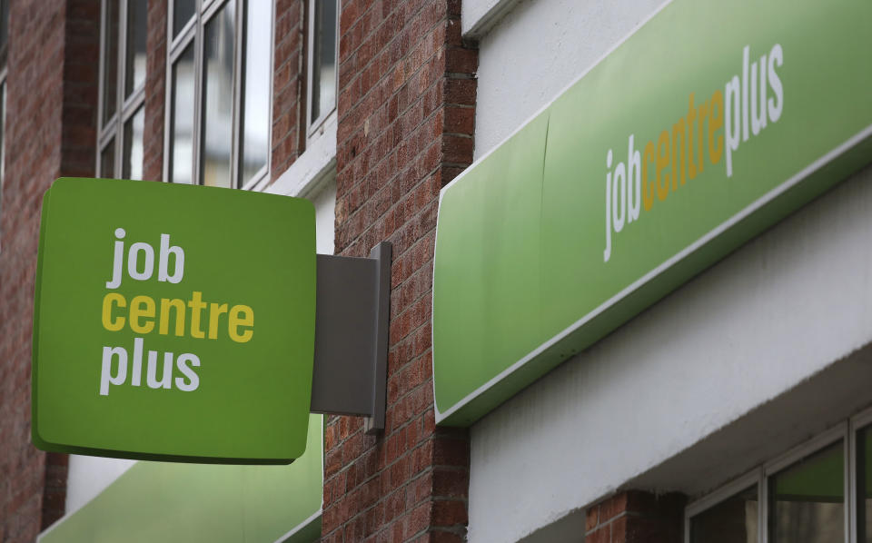A Job Centre Plus in London. (Philip Toscano/PA Wire/PA Images)