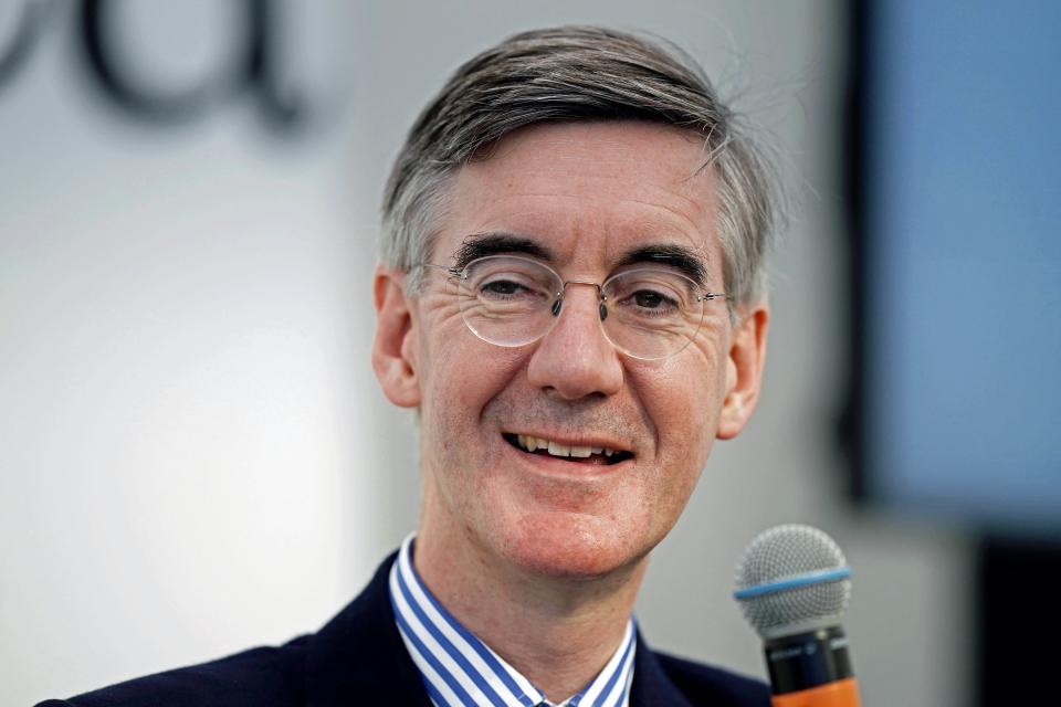 Business Secretary Jacob Rees-Mogg during a fringe event hosted by Institute of Economic Affairs (PA)