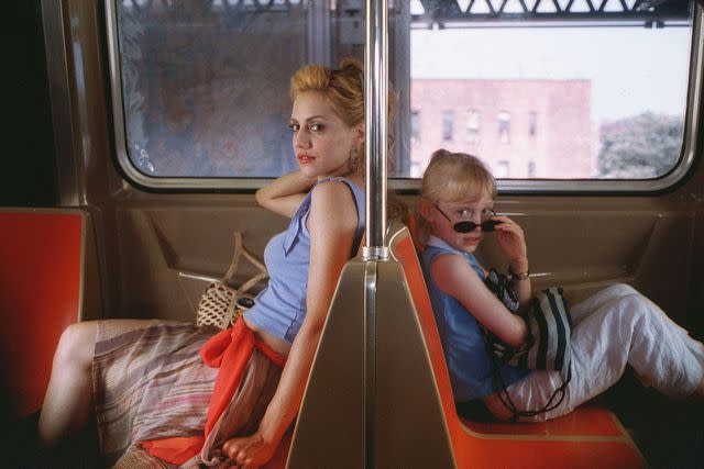 <p>K C Bailey/Mgm/Kobal/Shutterstock</p> Brittany Murphy and Dakota Fanning in 'Uptown Girls'