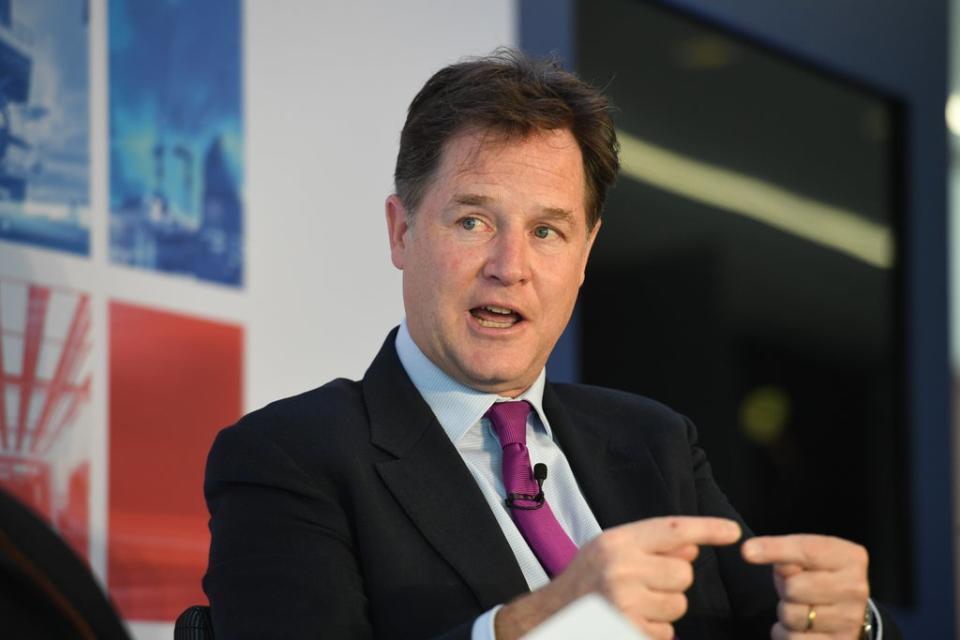 Former Deputy Prime Minister Nick Clegg (PA) (PA Archive)