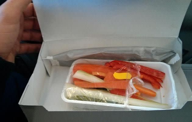 Is this the worst in-flight meal ever?