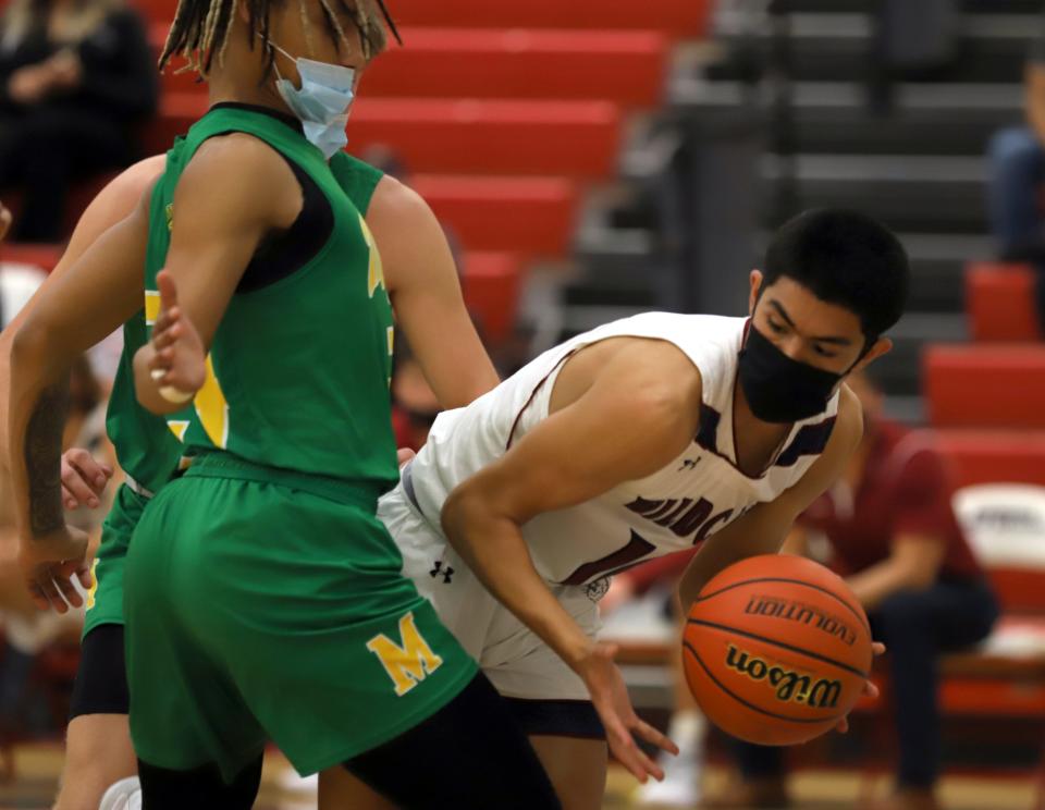 Senior Genesis Carrillo kept the 'Cats in possession with some hustling play in Friday's District 3-5A game against Mayfield High.