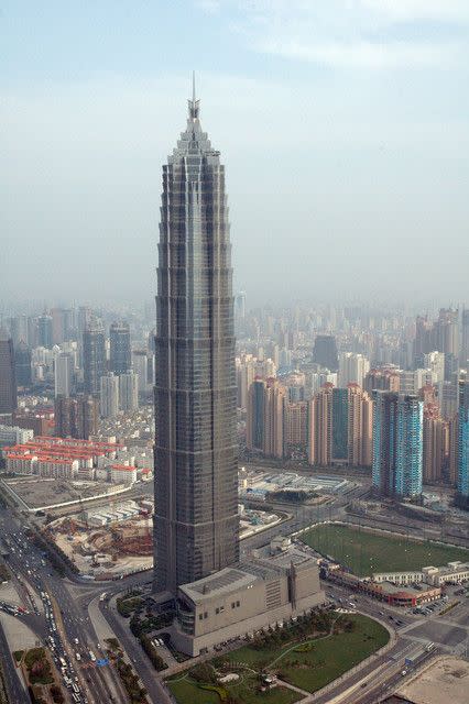 3) Jin Mao Tower,  Shanghai, China