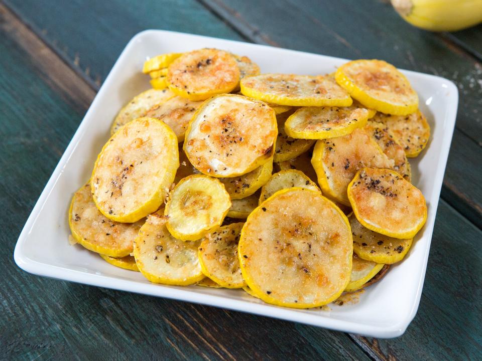 Parmesan Baked Squash Rounds