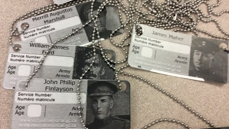 'A soldier of their own': Veterans Affairs uses dog tags to connect kids to Vimy