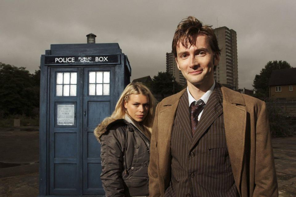 Billie Piper and David Tennant in Doctor Who(PA)