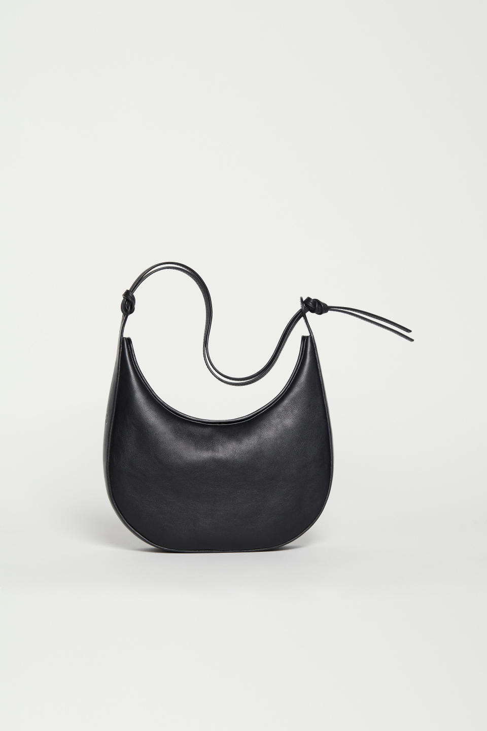 Reformation Medium Rosetta Bag Black Leather