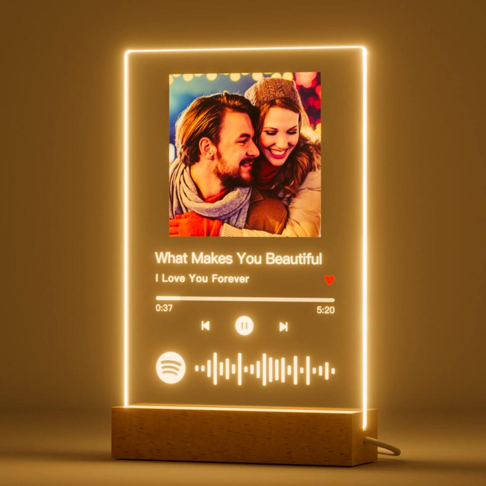 Placa de canción personalizada