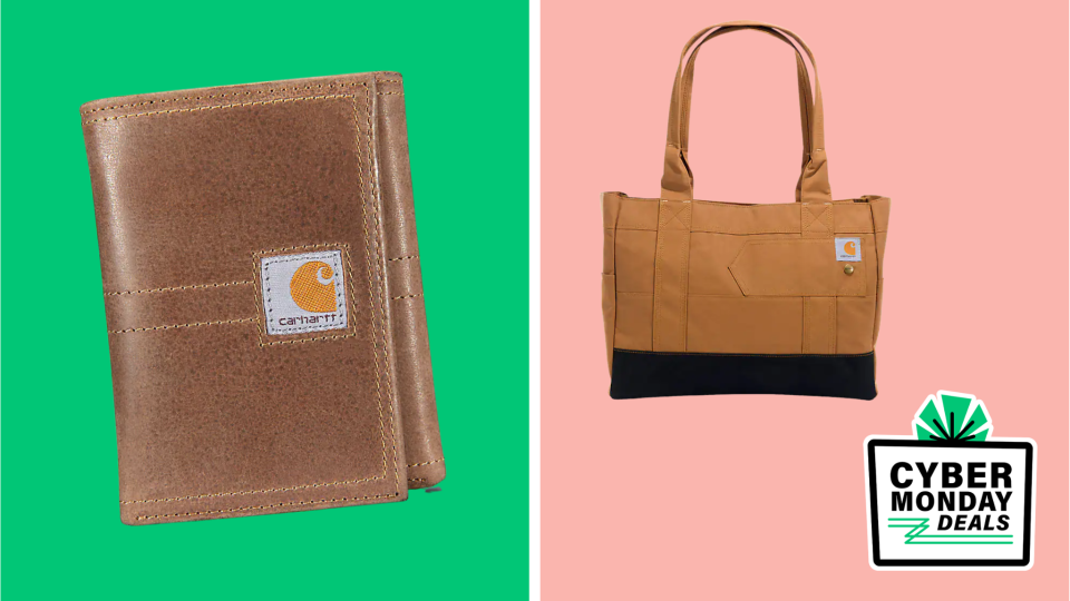 Carhartt's Cyber Monday deals range from compact wallets to spacious tote bags.