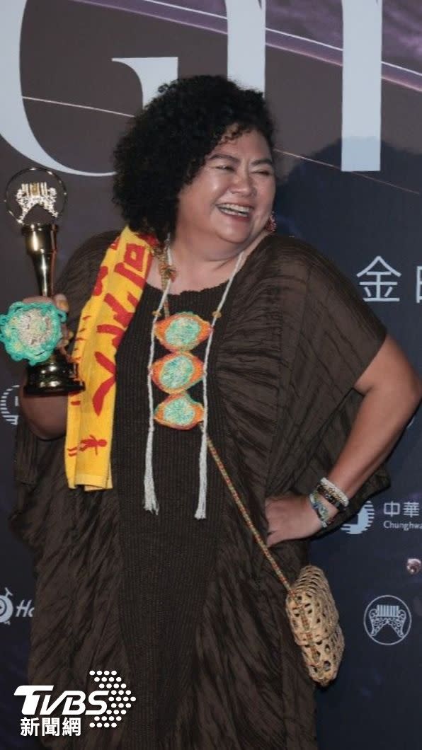 原住民歌手巴奈得獎發言引發爭議。（圖／TVBS娛樂組攝）