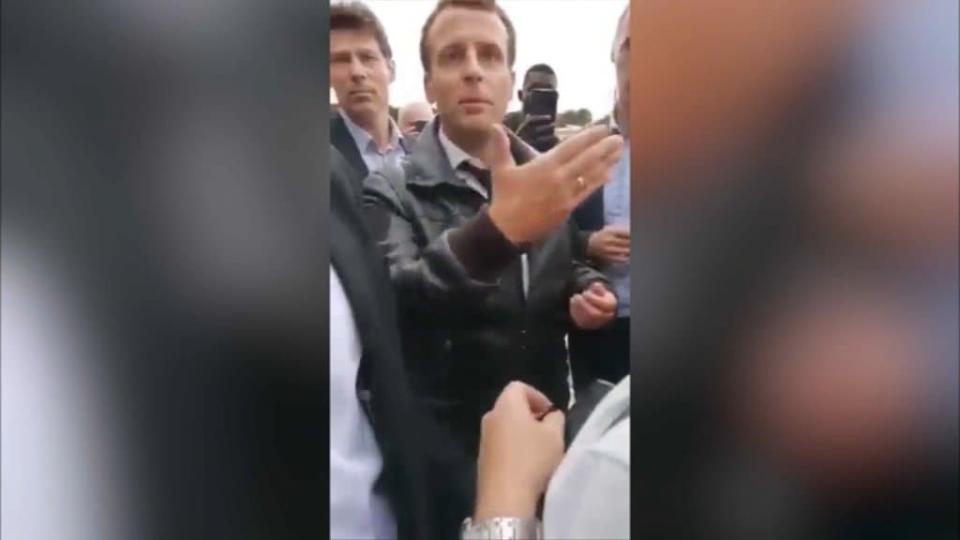 Emmanuel Macron ce mardi soir.  - BFMTV