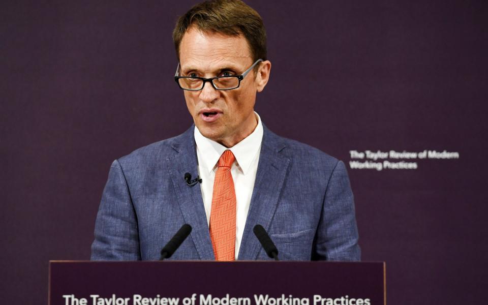 Changes to rates of pay for overtime as laid out by Matthew Taylor's review of modern working practices would have wide ranging implications  - Bloomberg