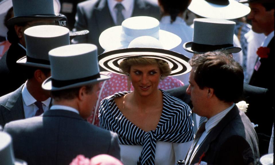 <p>Diana at the Royal Ascot.</p>