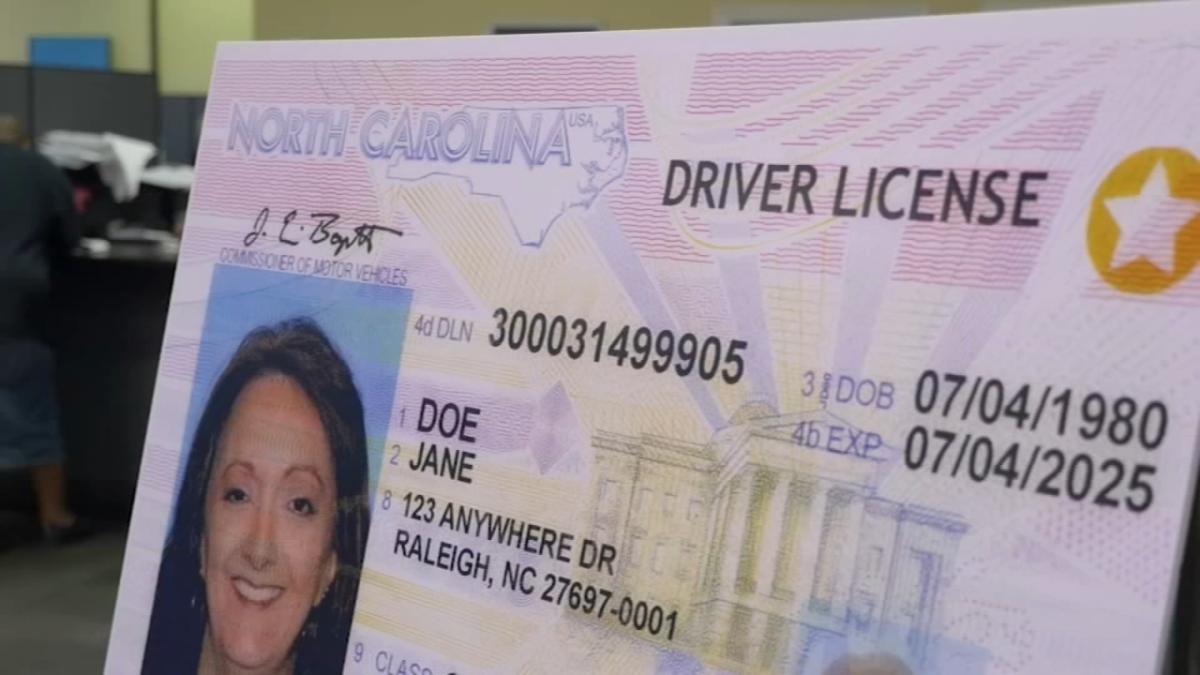 north carolina travel id