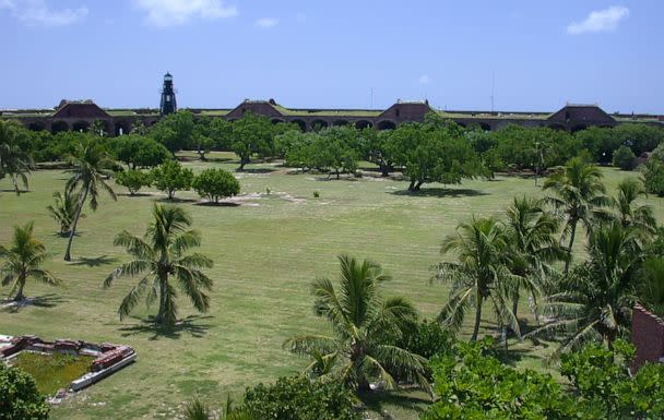 PHOTO: The historic Parade Grounds at Fort Jefferson at Dry Tortugas National Park, 70 miles west of Key West, Fla. (National Park Service)