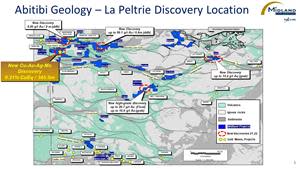 Abitibi Geology - La Peltrie Discovery Location