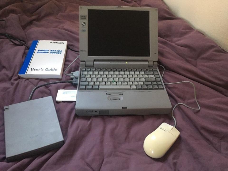 A Laptop (With Microsoft)