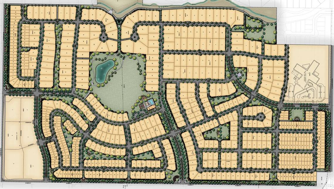 A large subdivision proposed in Eagle would include 222 townhouses and 391 single family homes. City of Eagle