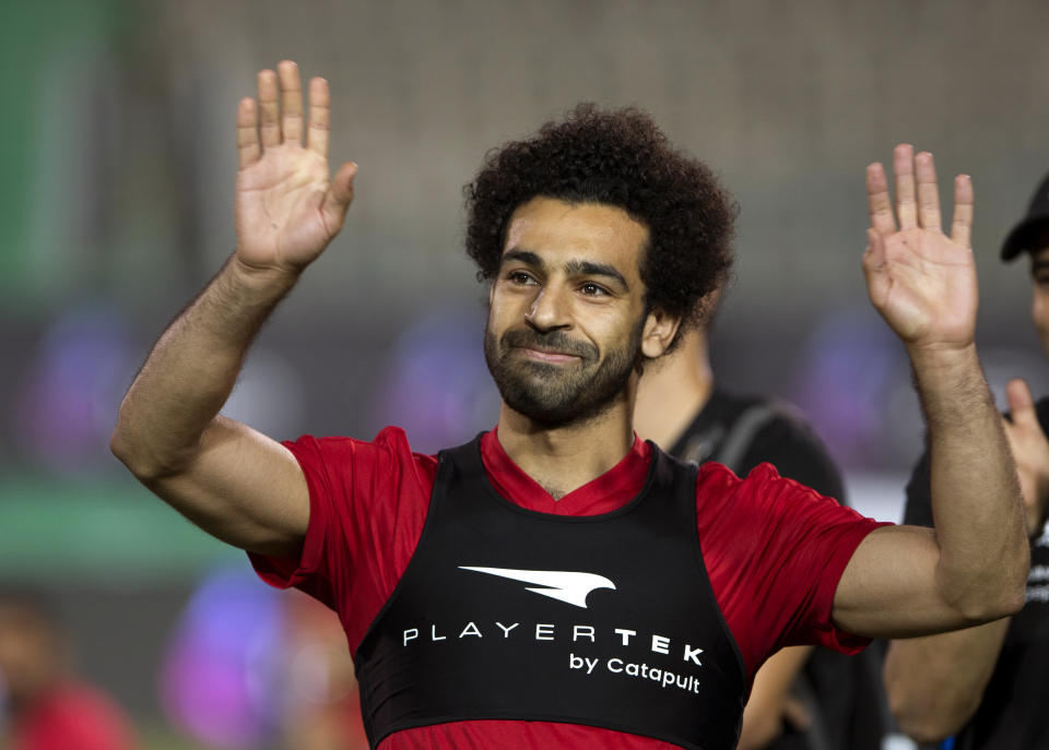 Mohamed Salah’s address leaking was the latest development in a rough month for the Egyptian star. (AP Photo)