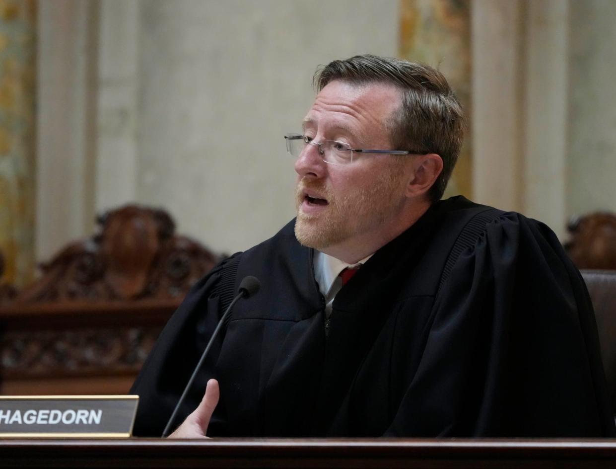 Wisconsin's Supreme Court HJustice Brian Hagedorn.