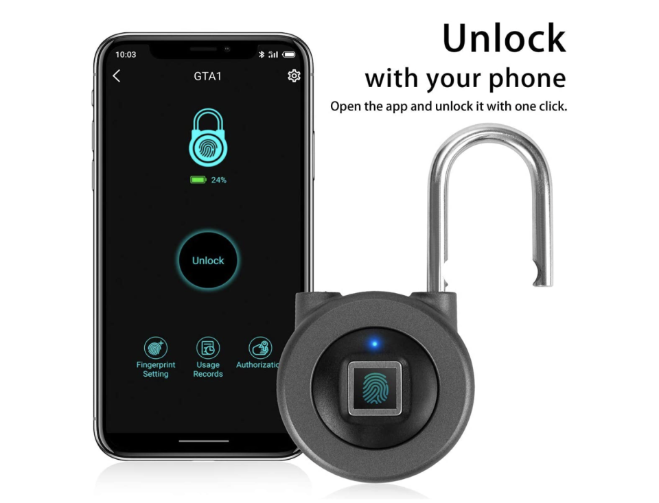 Fingerprint Padlock (Photo: Amazon)