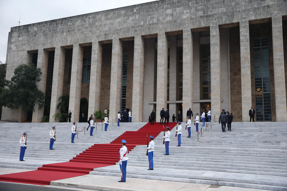 Red carpet walk