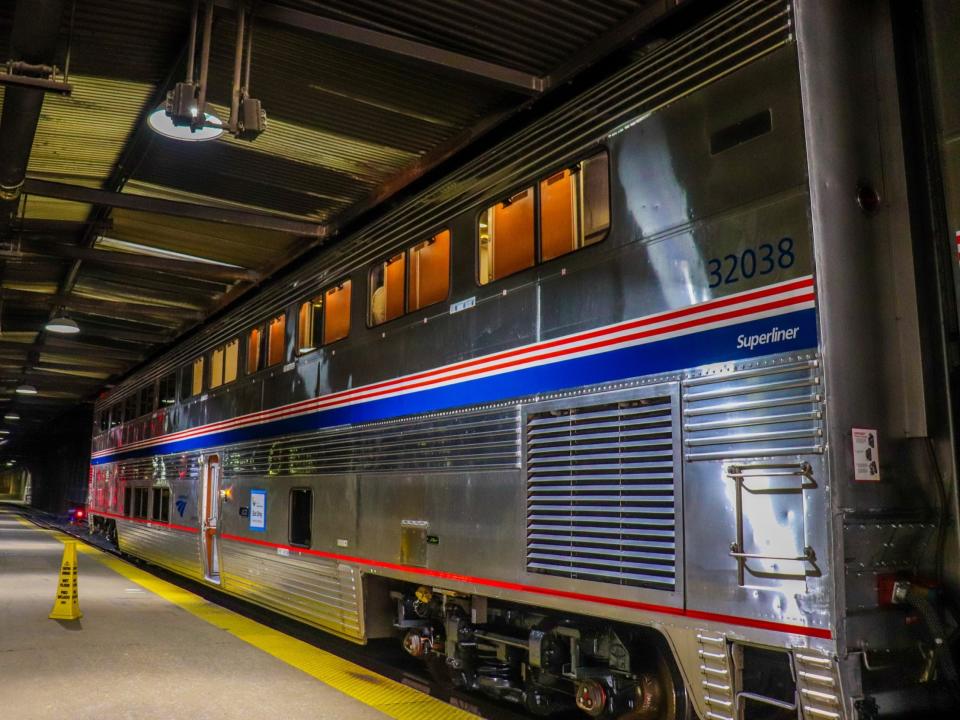 An Amtrak Superliner - Amtrak Upgraded Long Distance Trains 2021