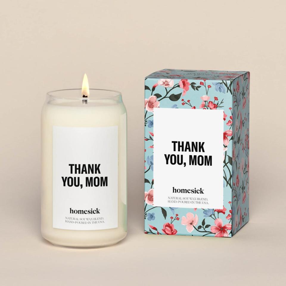 10) Thank You, Mom Candle