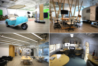 <b>Metrick System, continued</b><br><br>The office is in a 5,800-square-foot industrial space. Instead of cubicles, individual office spaces are inside of Airstream trailers.<br><br>In an article in Canadian Interiors, company president and creative director Laurence Metrick said, “I knew we got it right when the first 10 guests asked if they could rent an office here.”