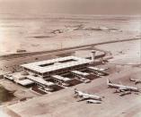 At present more than 90 airlines operate out of Terminal 1. Terminal 1 has the capacity to handle 20 million passengers annually. (Pictured left: Dubai Airport, 1971)