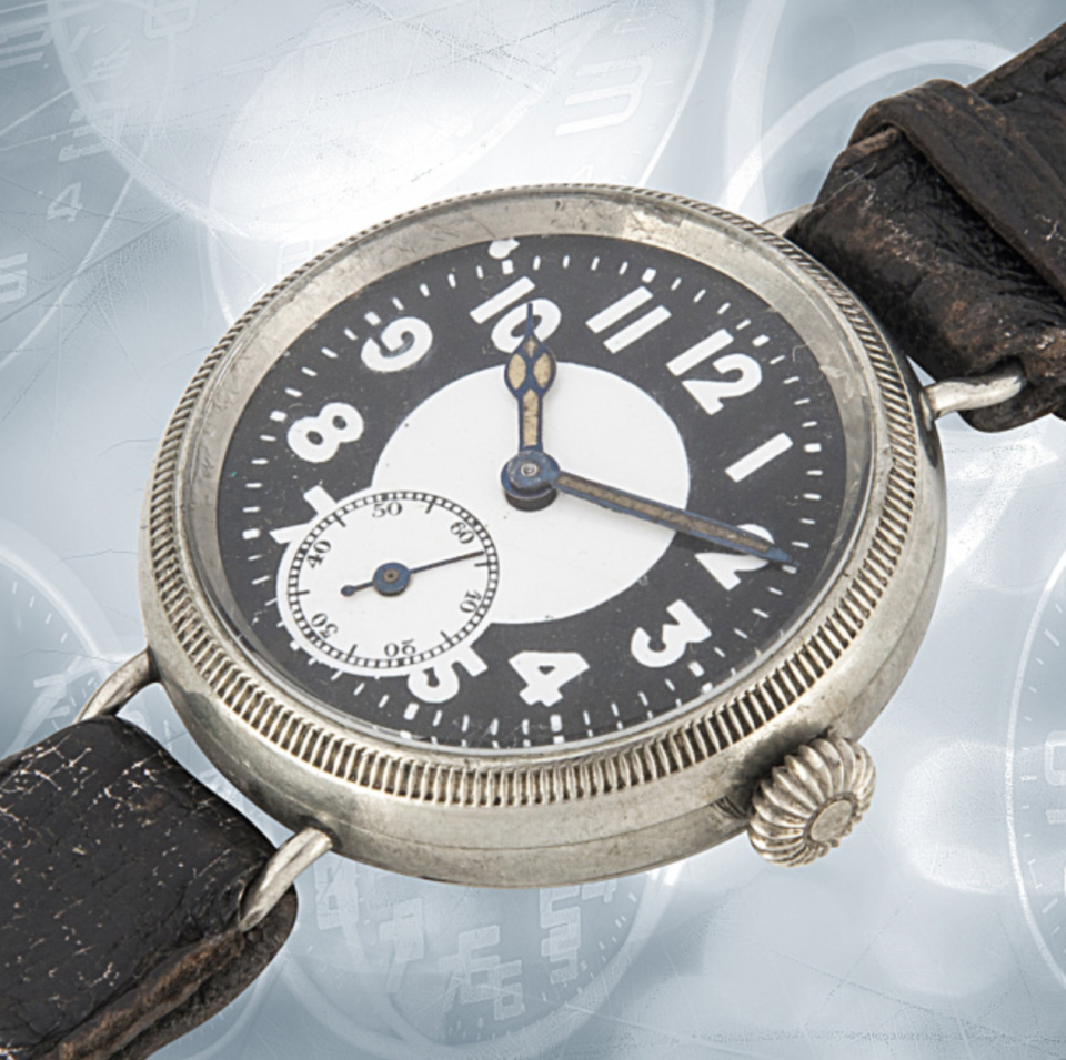 Government-issue IWC Cal. 64 WW1 Trench Watch